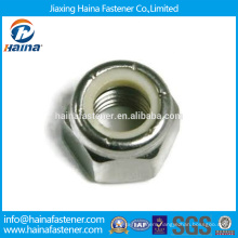 In Stock Made In China DIN985 Carbon Steel/Stainless steel Hexagon Nylon Lock Nuts